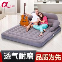Alfa backrest inflatable bed Home Biathlon Enlarged Air Cushion Bed Outdoor Portable Folding Lunch Bed