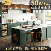 Taiwan Full House Custom Cabinet Kitchen Overall Custom Minima Love Goer Board Open American Villa Full House Custom