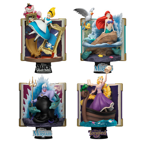 野兽王国迪士尼公主正版故事书小美人鱼爱丽丝魔发奇缘圣诞礼物 - 图0