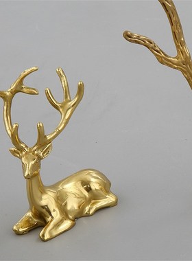 全铜小鸟现代简约美式中式装饰家居饰品工艺品客厅酒柜样板房摆件