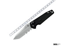 American SOG MXV72 half-tooth Tanto portable field folding knife VG10 blade discontinued out of print outdoor EDC