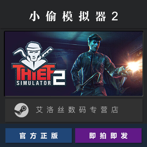 Steam平台 中文正版游戏 小偷模拟器2 Thief Simulator 2 窃贼模拟器2 盗贼模拟器2 PC 国区礼物 - 图0