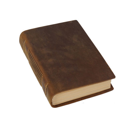 A5复古牛皮笔记本厚原创手读书阅读摘抄空白纸记录本定制中国风 - 图3