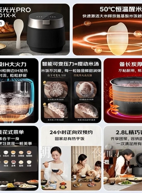 松下IH加热2.8L电饭煲H301X