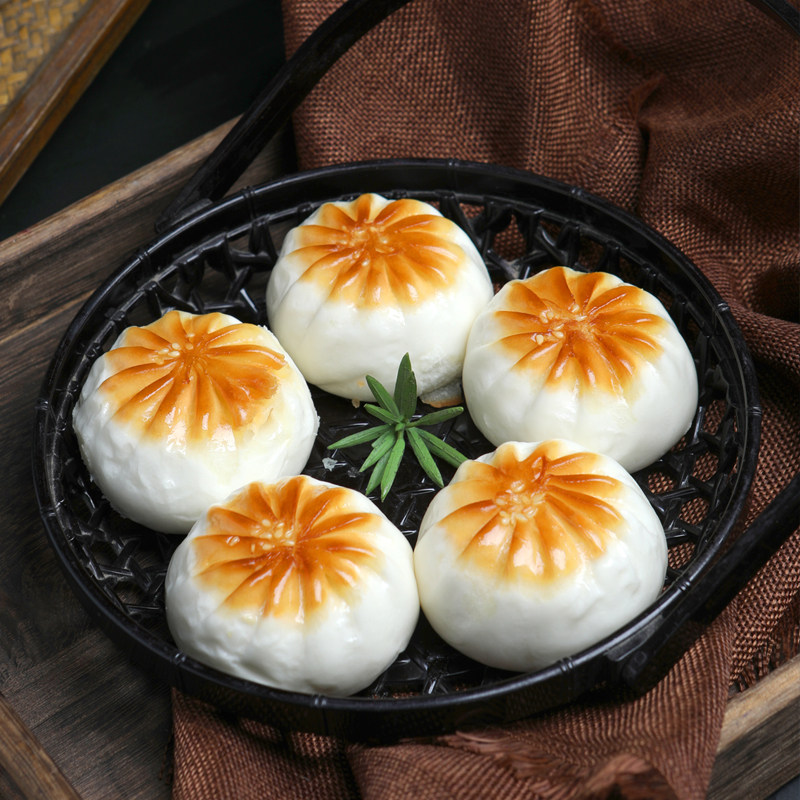 整箱宴小点京葱生煎包生肉广东煎包肉包麦小煎速冻包点早餐6个装,淘宝优惠券,粉丝福利购,淘宝优惠卷