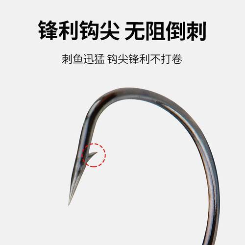 7316曲柄钩加铅路亚防挂底软饵铅头钩德州钩钓组鱼钩跨境淡水海钓 - 图1