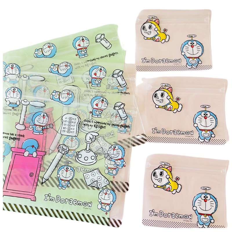 Cartoon Doraemon toiletry storage bag for girls