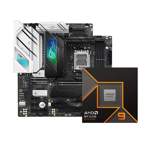AMD锐龙9000系列R9 9950X盒装处理器搭华硕ROGX670主板CPU板U套装 - 图1