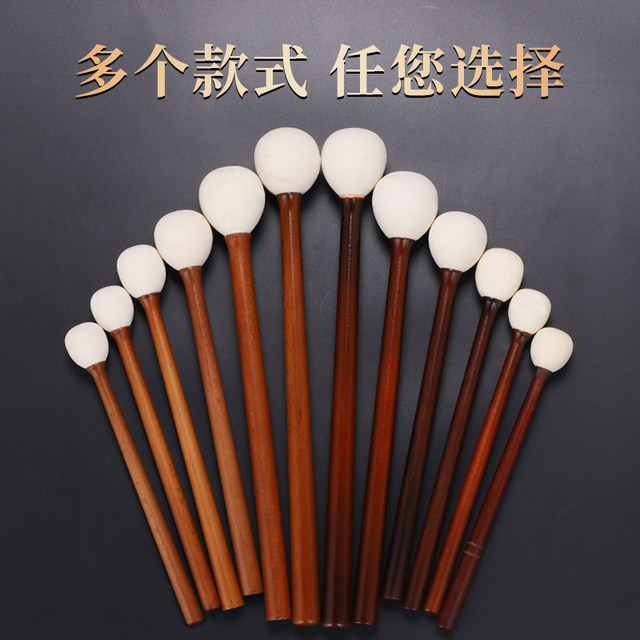 Rosewood ornaments wooden fish instrument rubber head wooden fish beating