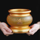 Glazed incense burner household indoor brass God of Wealth Buddhist utensils