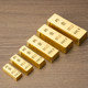 Solid pure brass simulated small gold bars gold brick gold ingot home living room cornucopia desktop ornaments to attract wealth