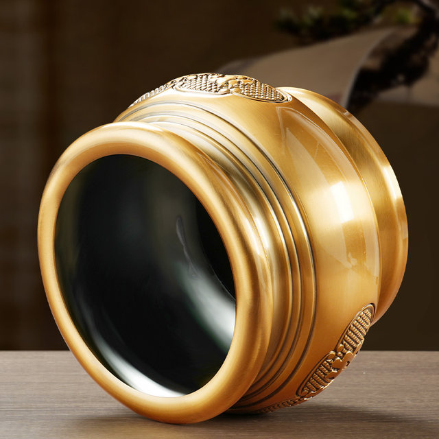 Pure brass alloy incense burner home offering three-piece candle pedestal incense candle holder integrated incense offering incense for Buddha