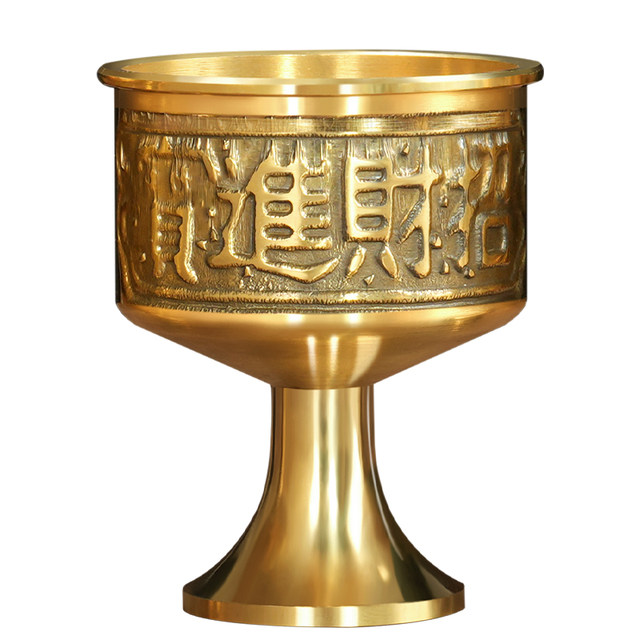 Lucky wine cup, tribute cup for Buddha, table decoration