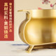 Pure brass household incense burner candle holder indoor set one-piece incense candle holder base for worship in front of the Buddha on the altar