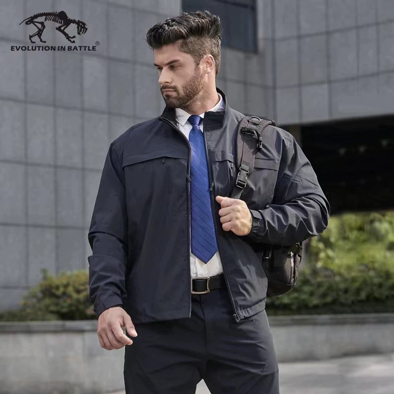 猛虎营藏蓝色户外日常通勤徒步夹克外套运动体能教官作训服男春秋,淘宝优惠券,粉丝福利购,淘宝优惠卷