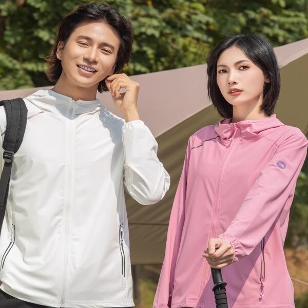 French UPF50 outdoor sun protection clothing for women UPF50 skin clothing sun protection jacket knitted ice silk thin sun protection clothing for men