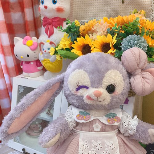 【星黛露裙子】Stella衣服 芭蕾兔着替 毛绒玩偶 娃衣 藕粉色布 - 图1