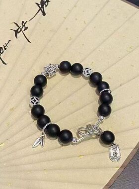 新款原创设计山鬼系列合集新中式国风琉璃珠中性风情侣款手链手串