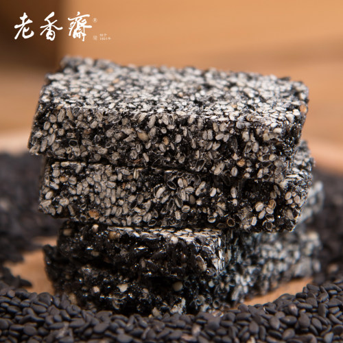 老香斋黑芝麻酥糖上海特产老字号春节年货伴手礼孕妇健康零食小吃 - 图1