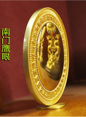 精美纯铜准提镜吉祥宝镜