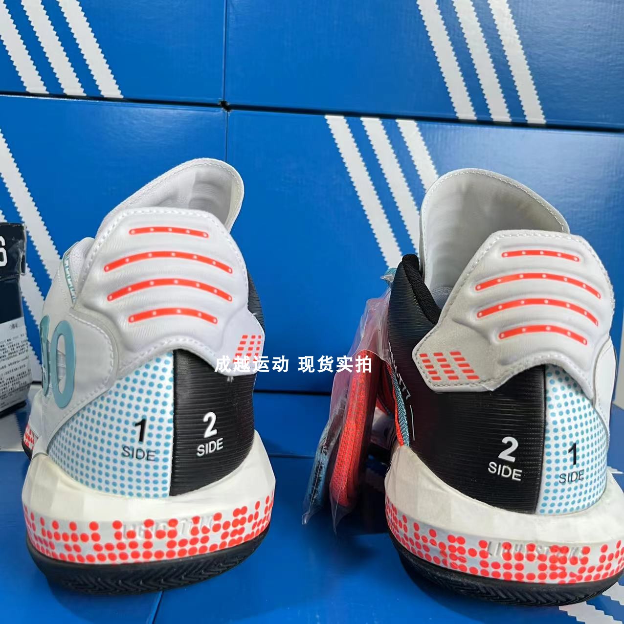 Adidas阿迪达斯Dame6利拉德6代黑紫鸳鸯透气缓震实战篮球鞋FW5749-图2