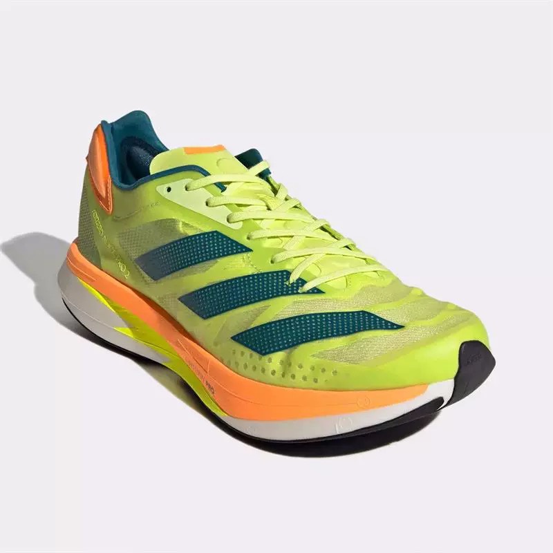 Adidas阿迪达斯ADIZERO ADIOS PRO 2男女款耐磨竞速跑步鞋 GX6728 - 图1