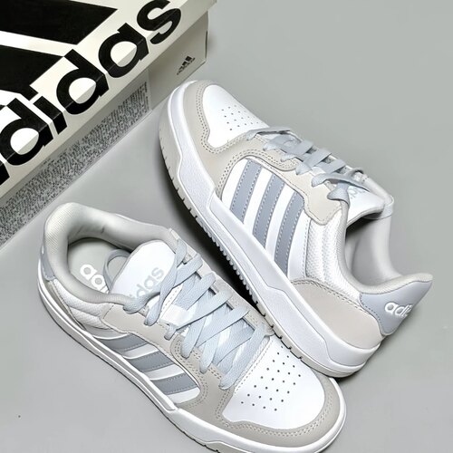 Adidas阿迪达斯ENTRAP 男女同款低帮舒适耐磨运动休闲板鞋JI2561 - 图1