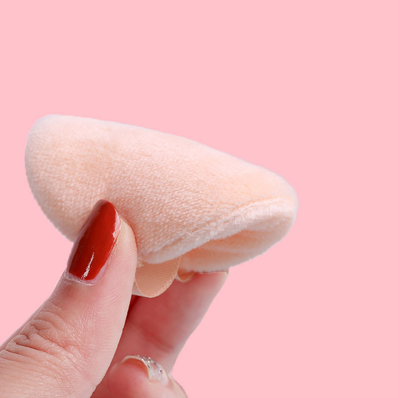 奢乐绒面植绒粉扑 散粉爽身粉影楼化妆海绵蜜粉干粉不掉毛8片盒装 - 图0