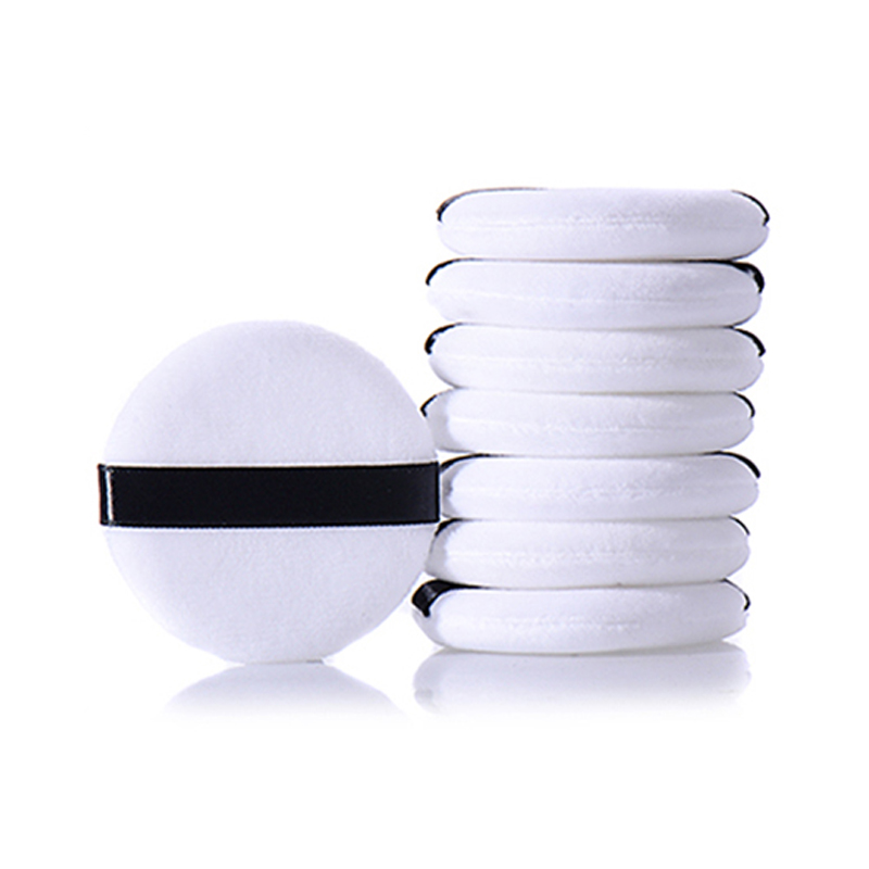 奢乐绒面植绒粉扑 散粉爽身粉影楼化妆海绵蜜粉干粉不掉毛8片盒装 - 图3