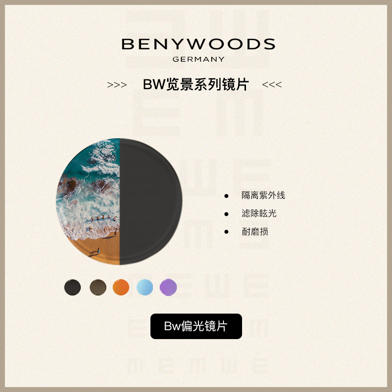 BENYWOODS墨镜眼镜夹片偏光折叠新款防晒高级感太阳眼镜男女​Jou - 图3