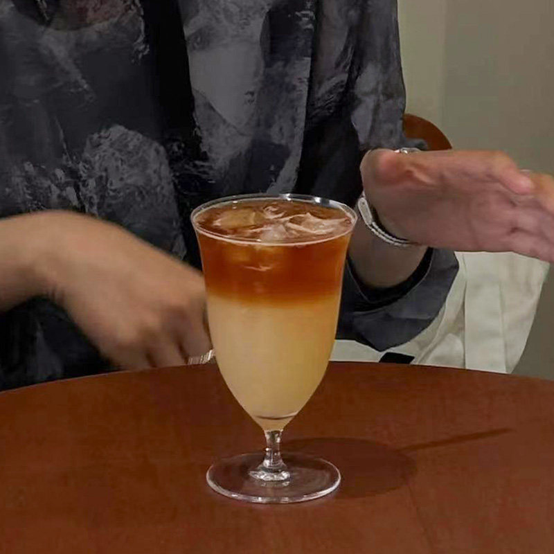 冰咖啡杯日式人工手刻星轨水晶玻璃杯 刻花鸡尾酒杯甜酒高脚杯,淘宝优惠券,粉丝福利购,淘宝优惠卷