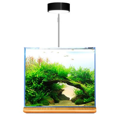 碧水风和水陆灯实木底座led灯鱼缸灯水草灯大功率支架灯简木灯 虎窝淘