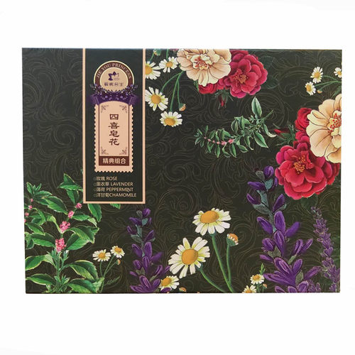解忧公主薰衣草花季精油四喜皂花玫瑰时代双生花皂礼盒庄园 - 图2