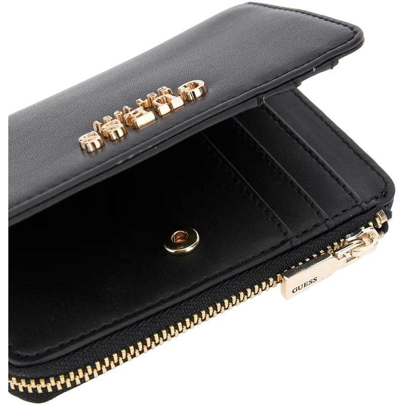 代购GUESS女士钱包多卡位收纳便携式设计防滑纹理轻薄结构黑色,淘宝优惠券,粉丝福利购,淘宝优惠卷