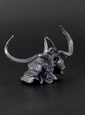 骷髅将军武士头盔钥匙扣挂件