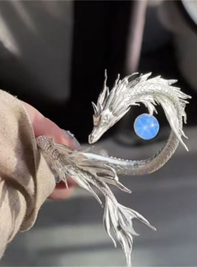 小众设计感精致复古做旧人物手镯