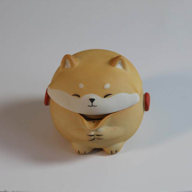 Shiba Inu Quick Creative Ceramic Tea Travel Set Outdoor Portable Kung Fu Teapot Souvenir Birthday Gift
