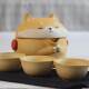 Shiba Inu Quick Creative Ceramic Tea Travel Set Outdoor Portable Kung Fu Teapot Souvenir Birthday Gift