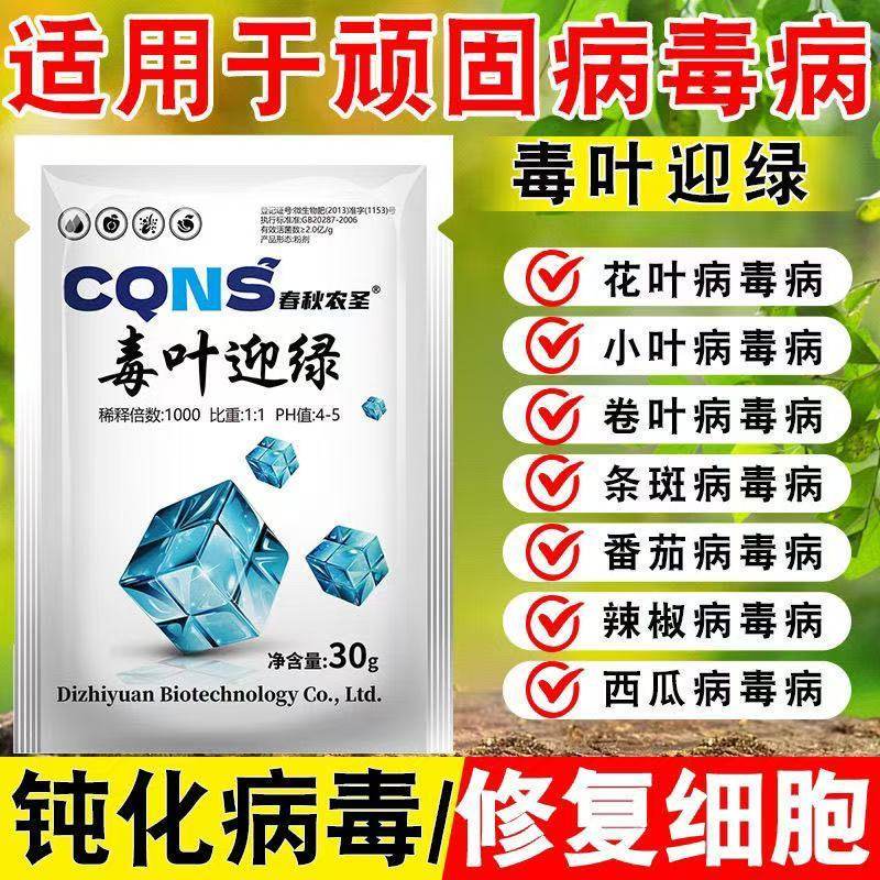 毒叶迎绿病毒病专用辣椒黄瓜西红柿番茄蔬菜花叶小叶卷叶黄叶,淘宝优惠券,粉丝福利购,淘宝优惠卷