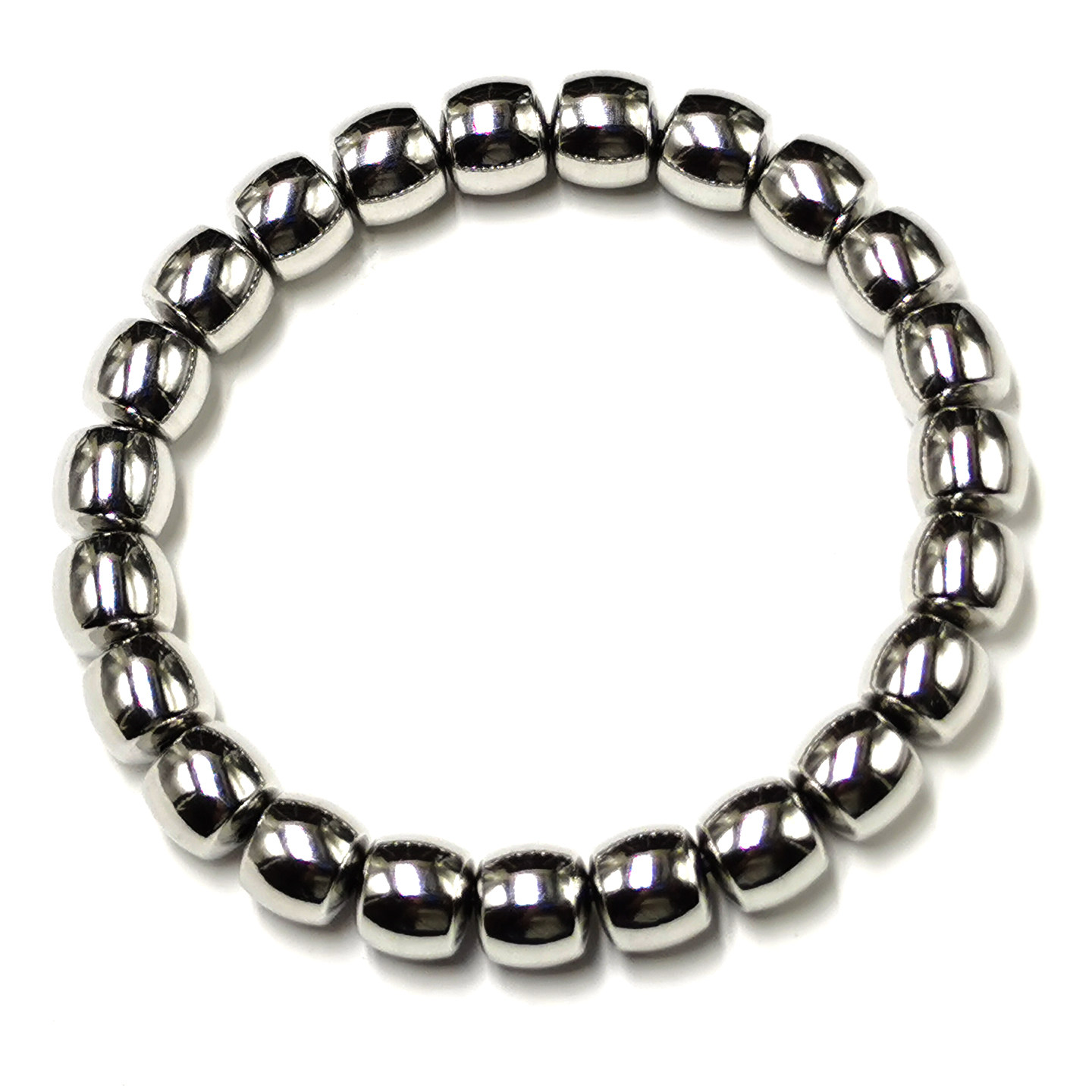 不掉色实心直切钛钢手链老型桶珠高颜值情侣款diy极限弧朋克手串,淘宝优惠券,粉丝福利购,淘宝优惠卷