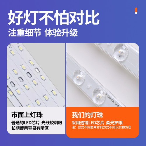 主卧室灯2026新款LED吸顶灯现代简约全光谱护眼儿童房间中山灯具 - 图1