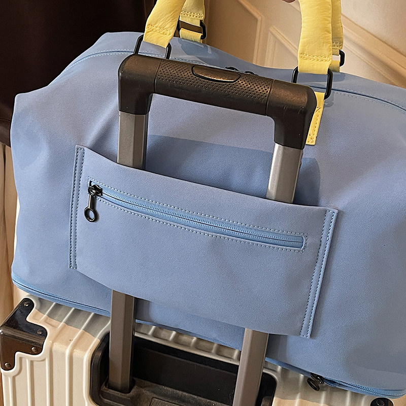 Large-capacity fashionable short-distance travel bag, women's business trip lightweight luggage bag, men's portable expansion storage sports fitness bag
