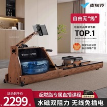 McRick Intelligent Water Magnetic Double Obstructer Paddle Boat Water Resistance Indoor with oxygen Fitness Equipment Home Training Rowing Boat