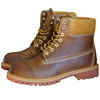 Elegant golden Chelsea boots