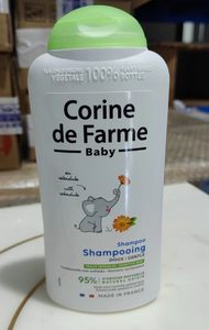 法国进口Corine de farme婴幼儿童洗发沐浴露二合一无泪配方500ML
