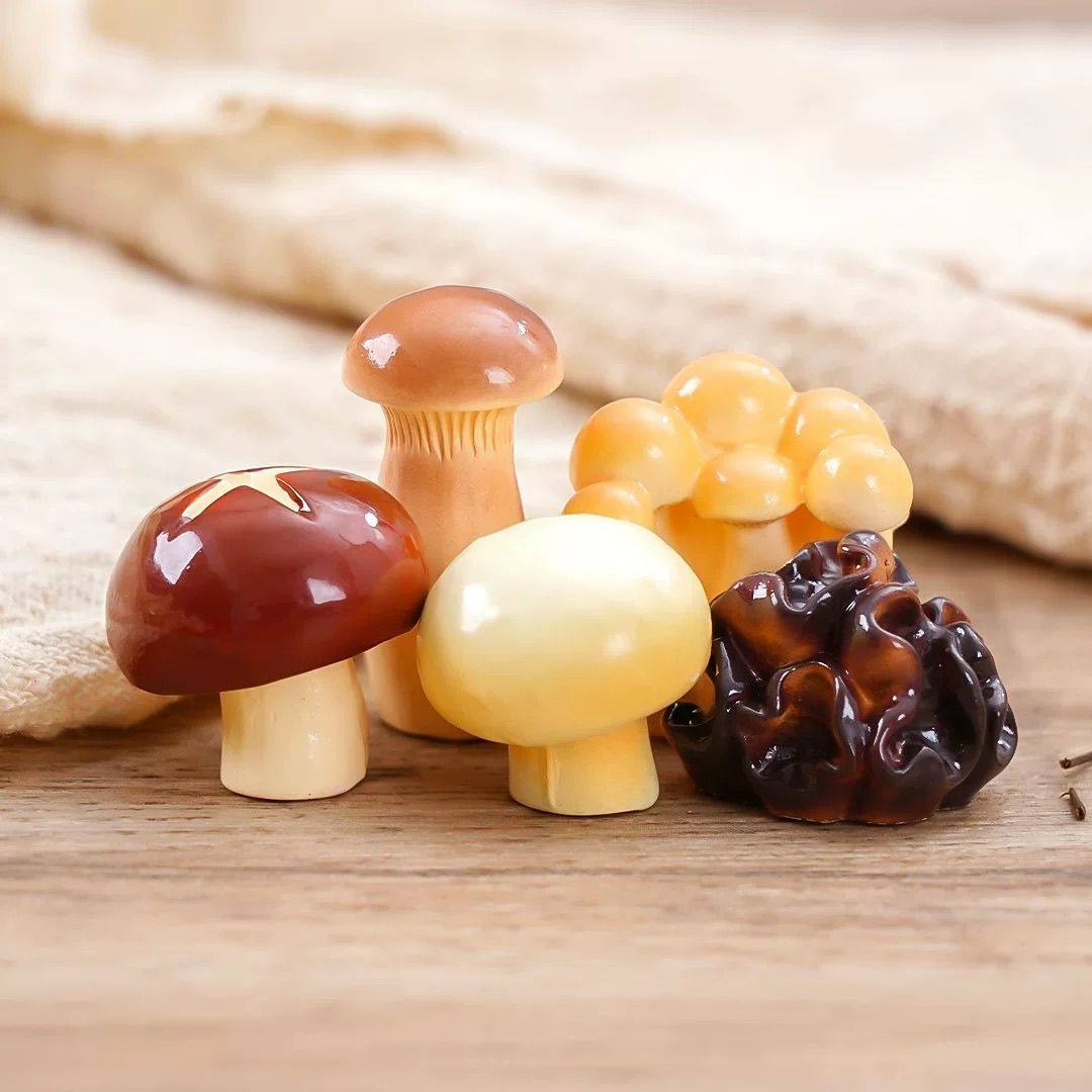 无聊几只可爱菌菇蘑菇治愈电脑桌面日式工位办公桌摆件装饰品早教,淘宝优惠券,粉丝福利购,淘宝优惠卷