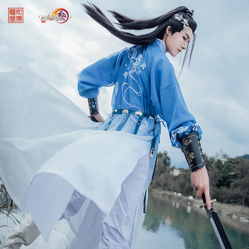 如梦霓裳 times;剑网3男【越吟歌酒】 如梦霓裳汉服