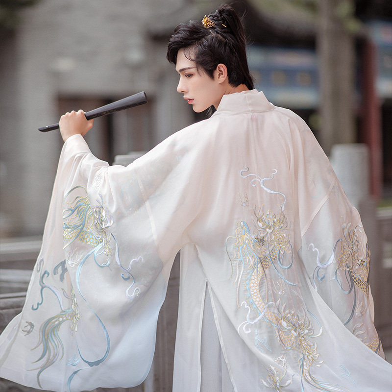 如梦霓裳辰龙生肖汉服女衫龙纹单件 如梦霓裳汉服