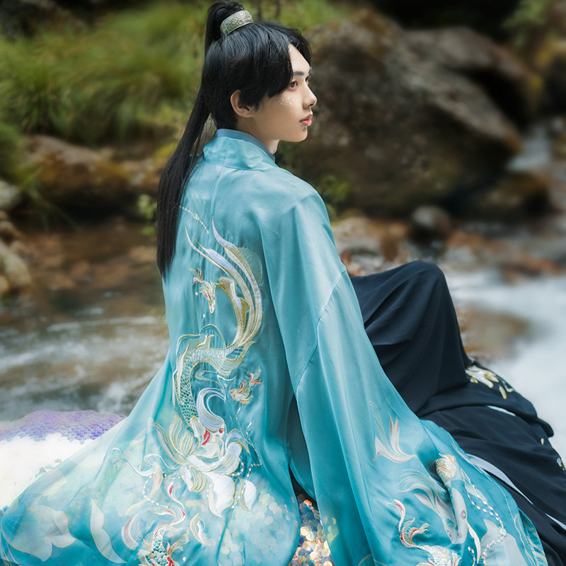 鲛人丨如梦霓裳薄款大袖衫超仙汉服 如梦霓裳汉服