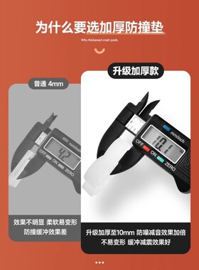 门把手防撞贴硅胶保护垫冰箱门档防碰撞门后磕碰静音墙贴缓冲神器